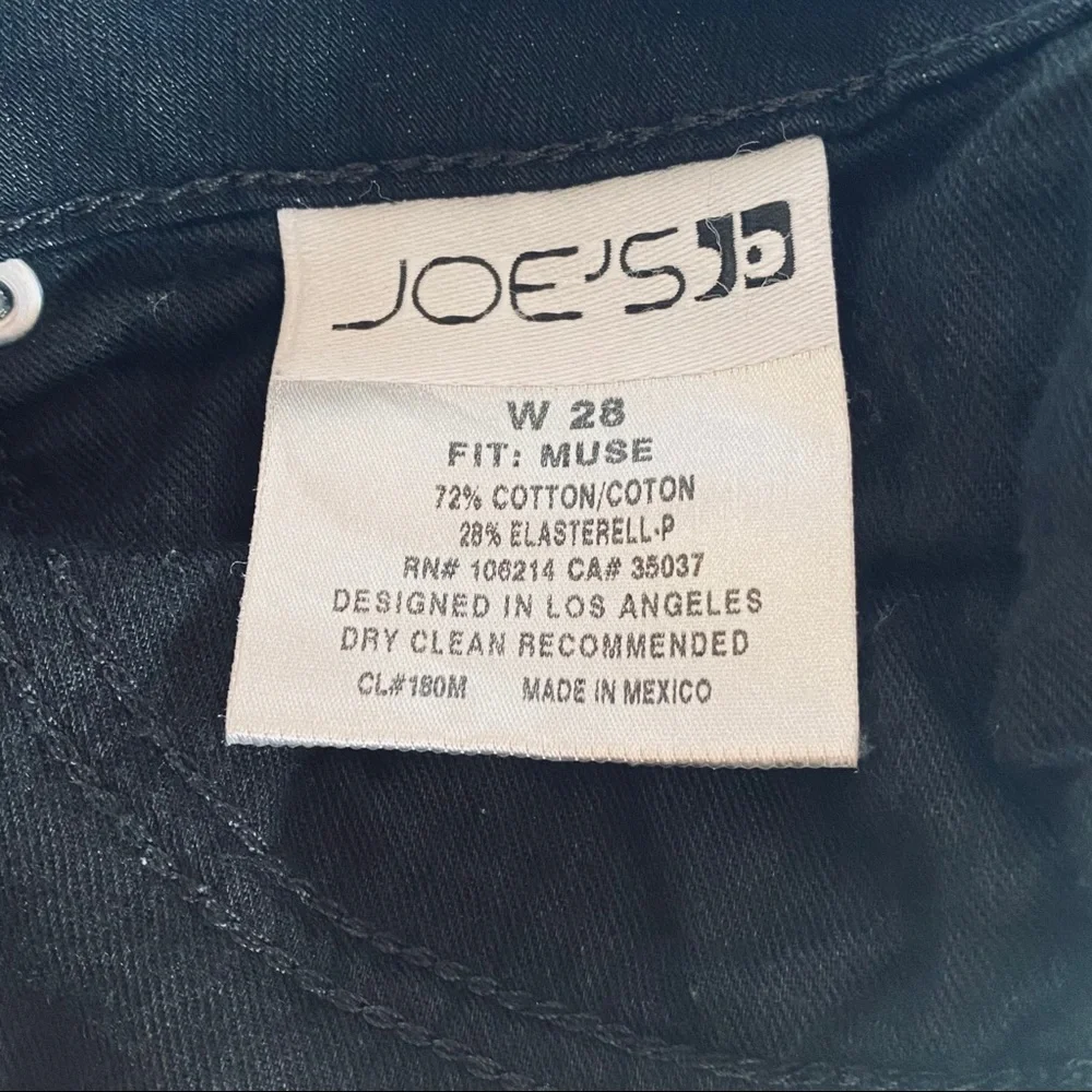 Joe’s Jeans Muse black flare leg jeans